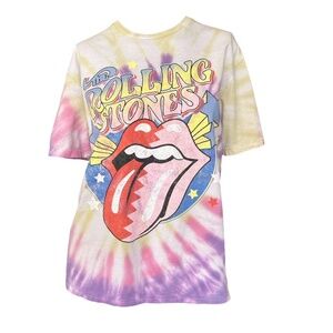 Urban Outfitters Rolling Stones Tie Dye Tshirt